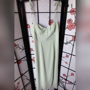 Elegant Mint Amelia Dress Green Spaghetti Strap Dress Size 10 NWT